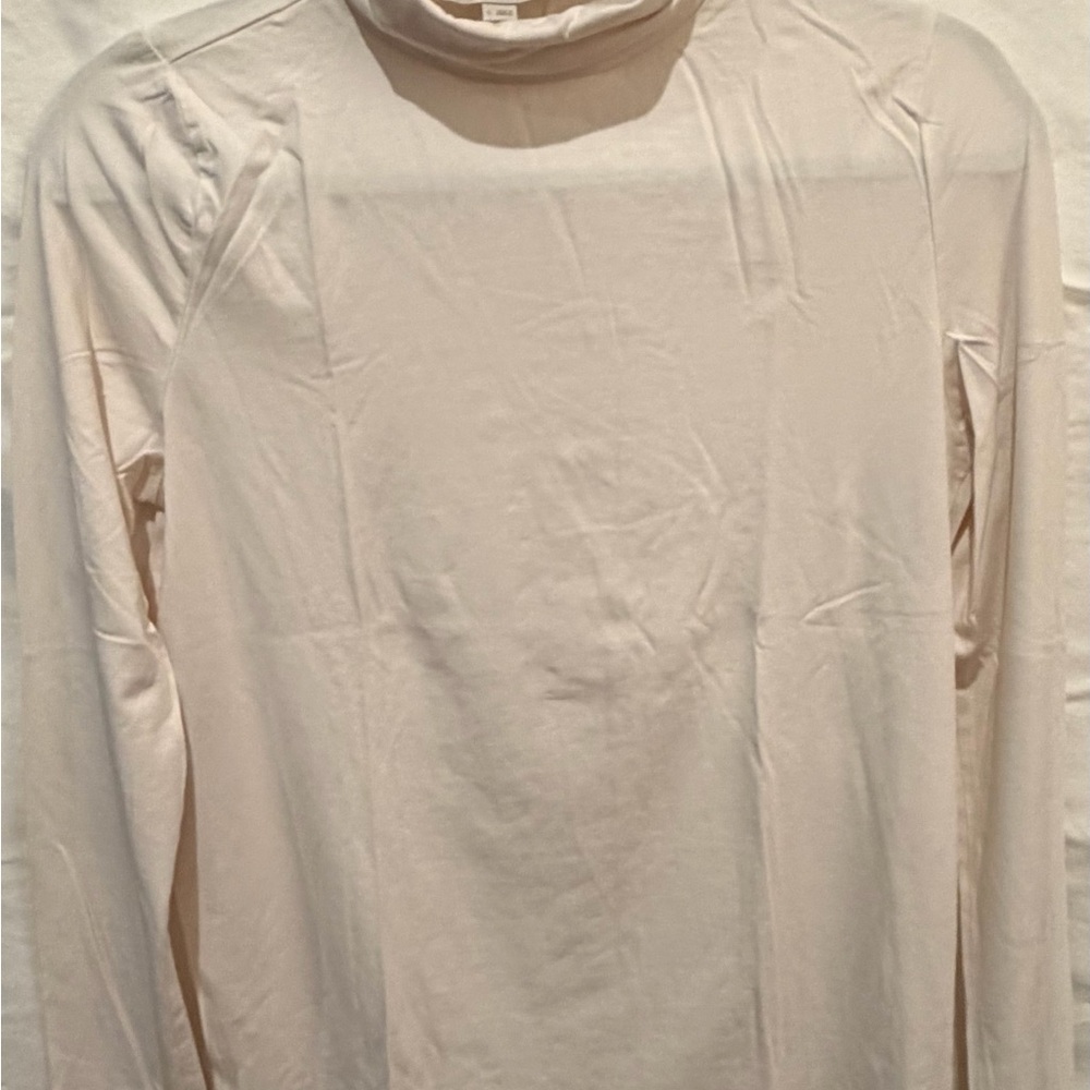 LOFT Women's Cream Long Sleeve Top
